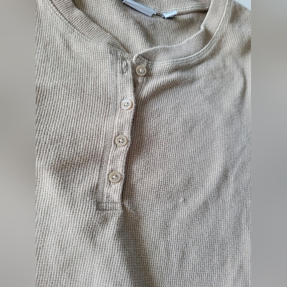 Sunday Best Aritzia Waffle-Knit Crop Top Small - Picture 5 of 8